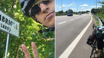 Voli cancellati studente pedala giorni